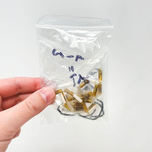 Assorted Neutral Tone Cylinder Beads