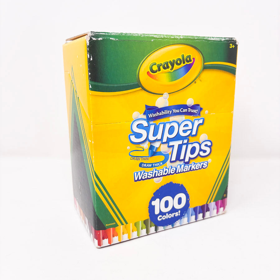 100 pc Crayola Super Tip Washable Markers (Partial)