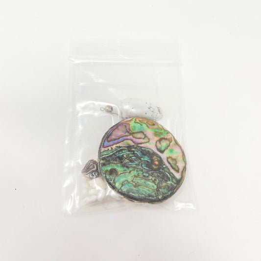 Abalone Charm with Assorted Shell Beads