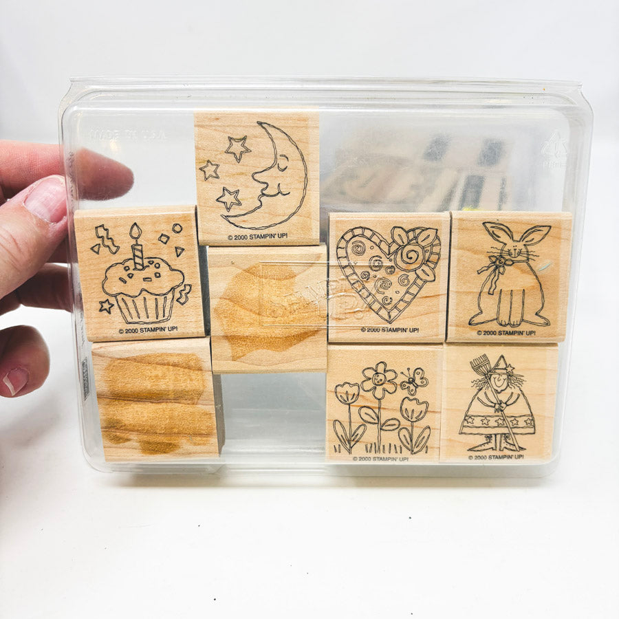 Stampin' Up! Medium Wood Stamp Sets - Pick a Design