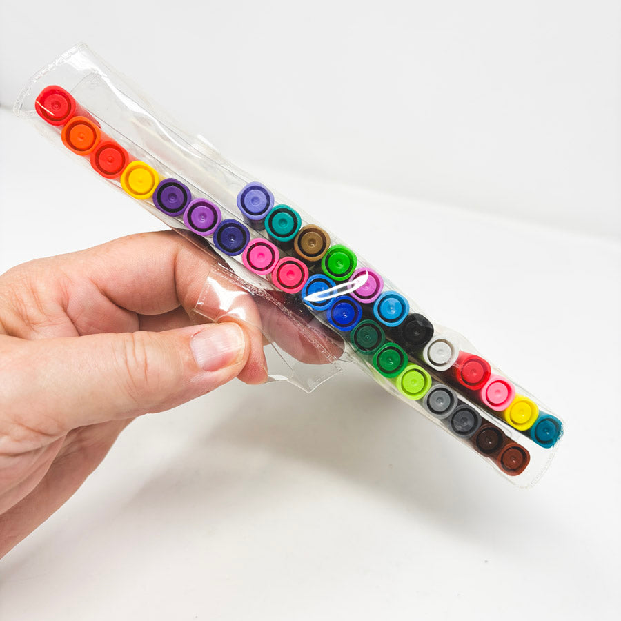 Tanmit Dual Tip Brush Pens Set - partial