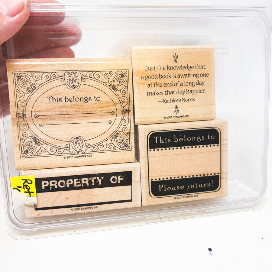 Stampin' Up! Medium Wood Stamp Sets - Pick a Design