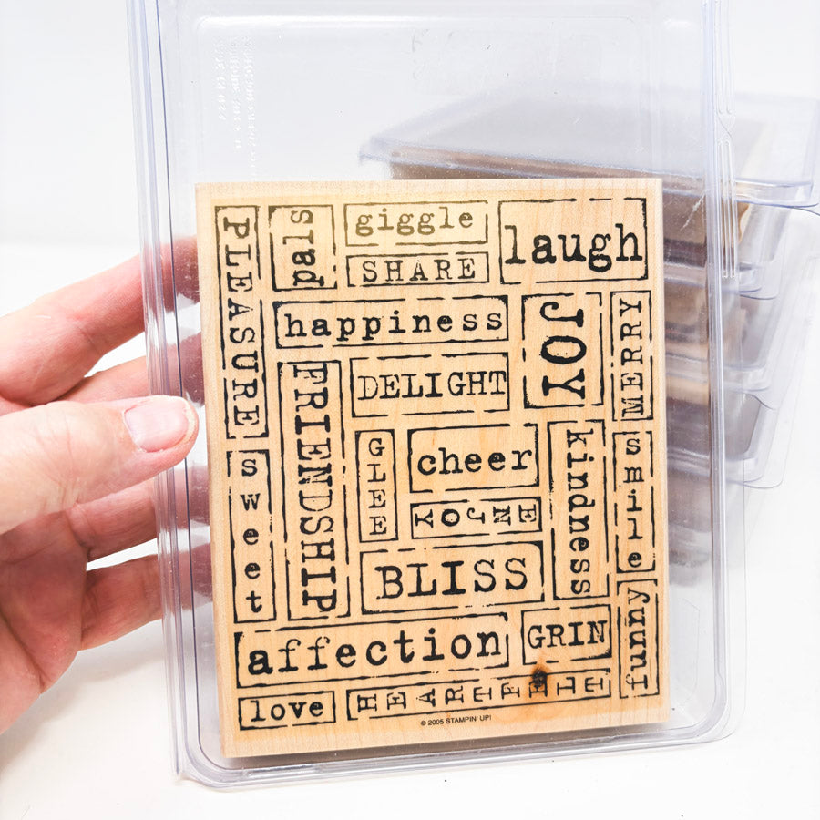 Stampin' Up! Large Wood Stamp Sets - Pick a Design