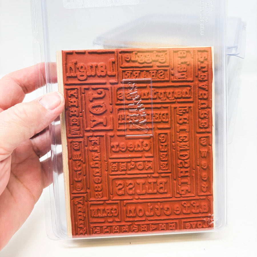 Stampin' Up! Large Wood Stamp Sets - Pick a Design