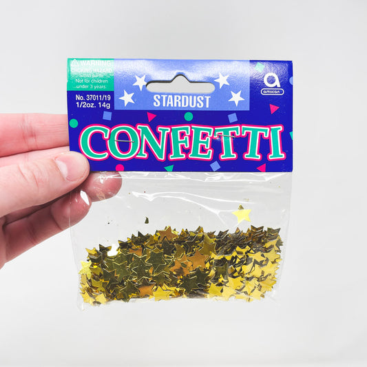 Let's Party Stardust Gold Star Confetti
