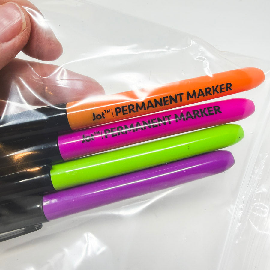 JOT Permanent Markers Set of 4 Highlighters