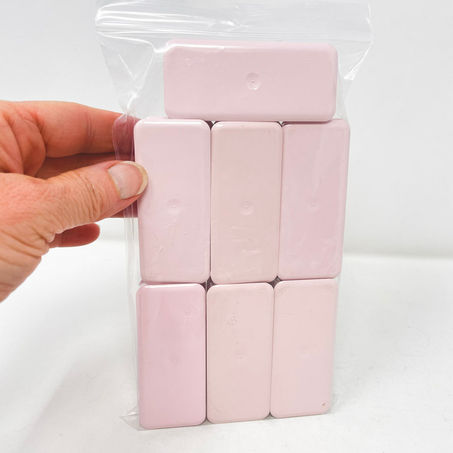 Eraser Pink Rectangle Plastic Box Bundle