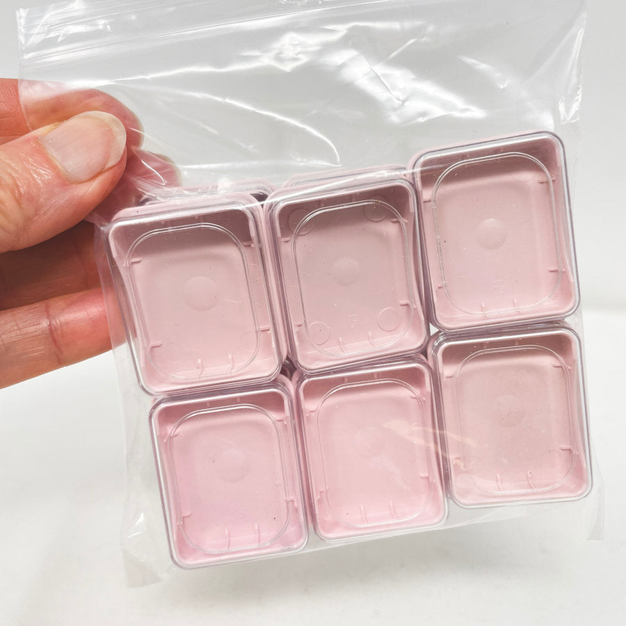 Eraser Pink Square Plastic Box Bundle