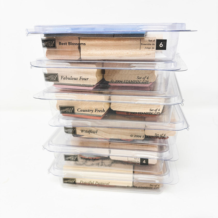 Stampin' Up! Small Wood Stamp Sets - Pick a Design