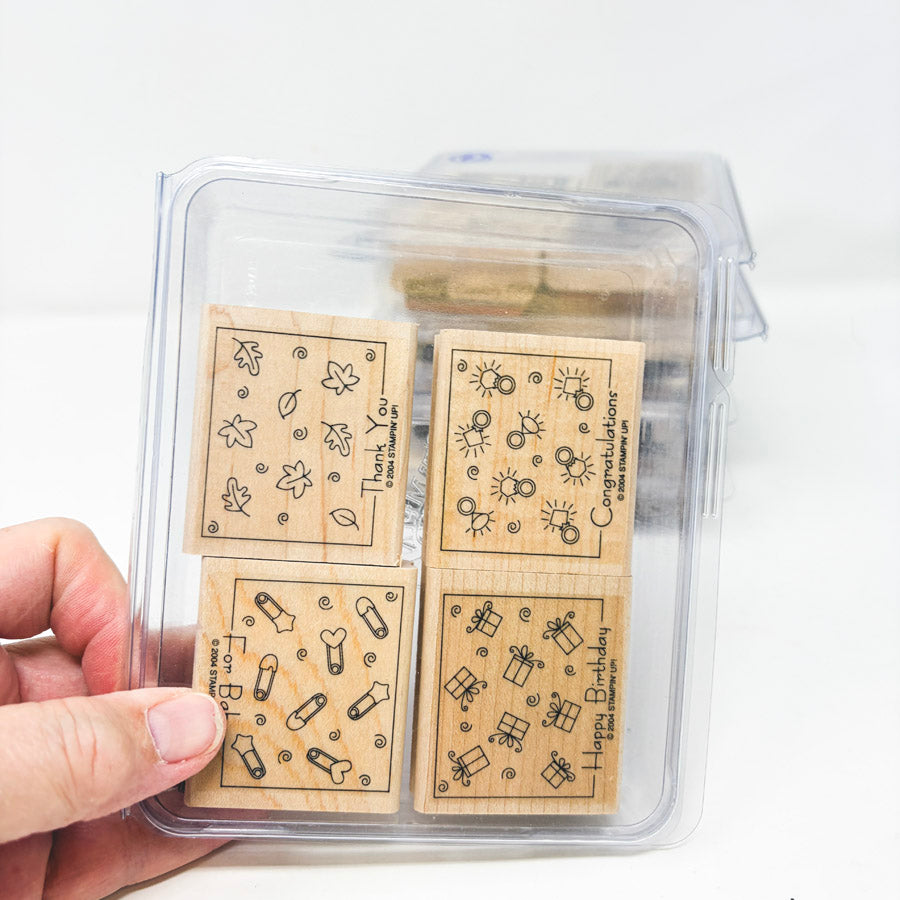 Stampin' Up! Small Wood Stamp Sets - Pick a Design