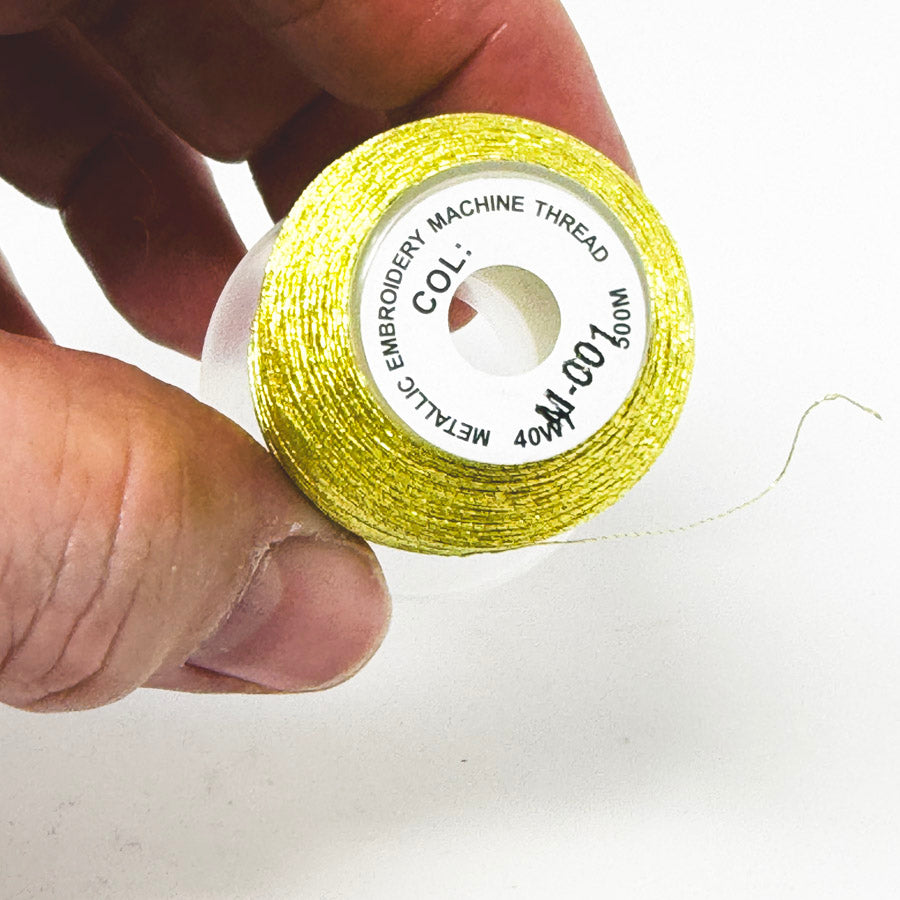 Metallic 100% Polyester Embroidery Thread 40WT 5000M