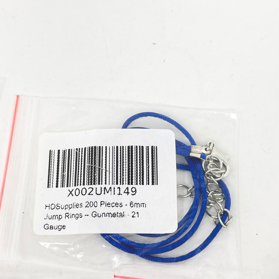 Sapphire Blue 18" Rattail Cord Necklace Starts Bundle