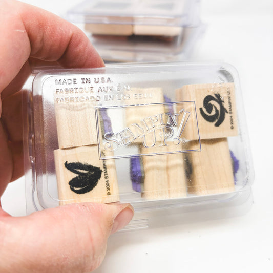 Stampin' Up! Extra Small Wood Stamp Sets - Pick a Design