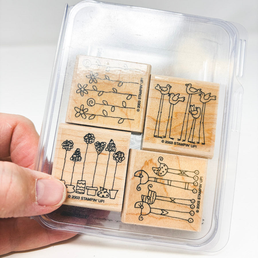 Stampin' Up! Extra Small Wood Stamp Sets - Pick a Design