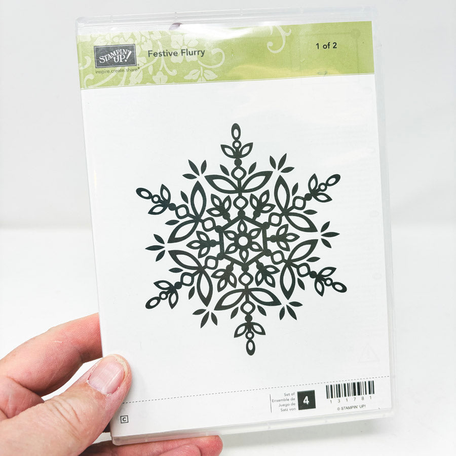 Festive Flurry – Stampin' Up Cling Stamp Set