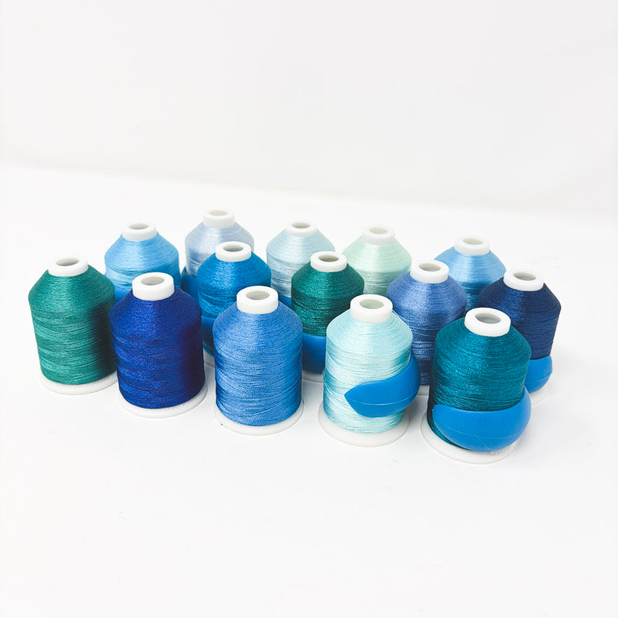 Blue Series – Polyester Embroidery Thread – 1100Y – 120D/2