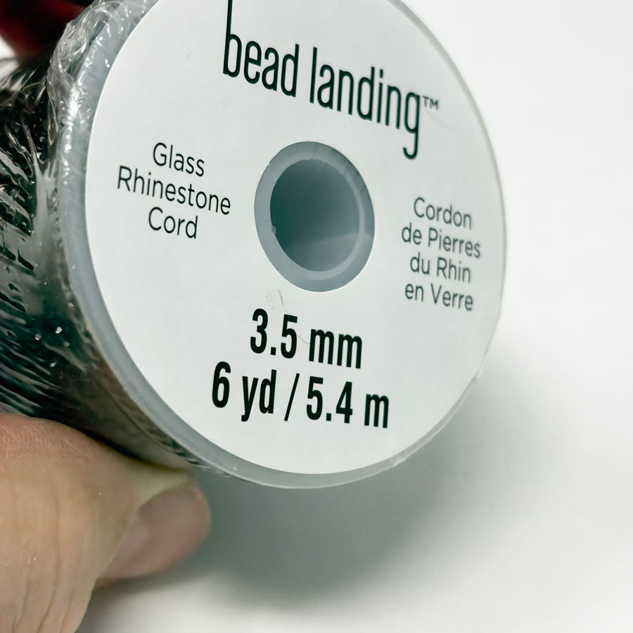 Bead Landing Glass Rhinestone Cord