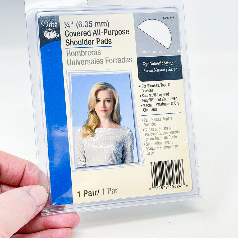 Dritz 1/4" Covered All-Purpose Shoulder Pads