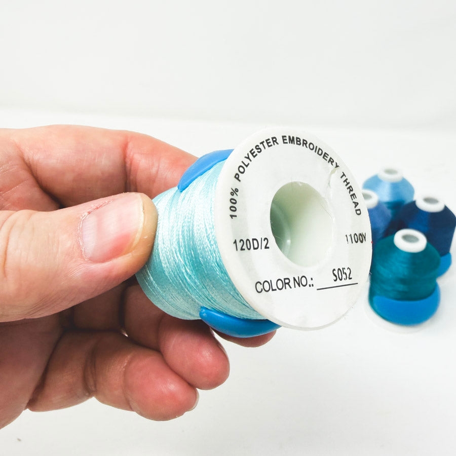 Blue Series – Polyester Embroidery Thread – 1100Y – 120D/2