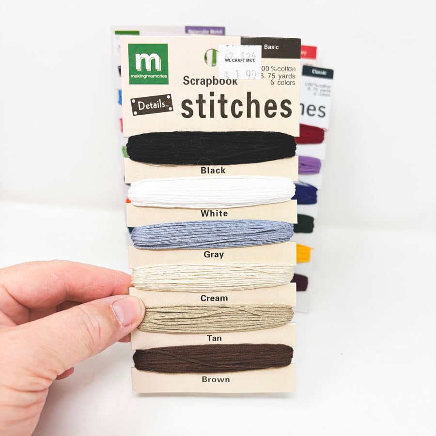 Making Memories Stitches Thread Cards