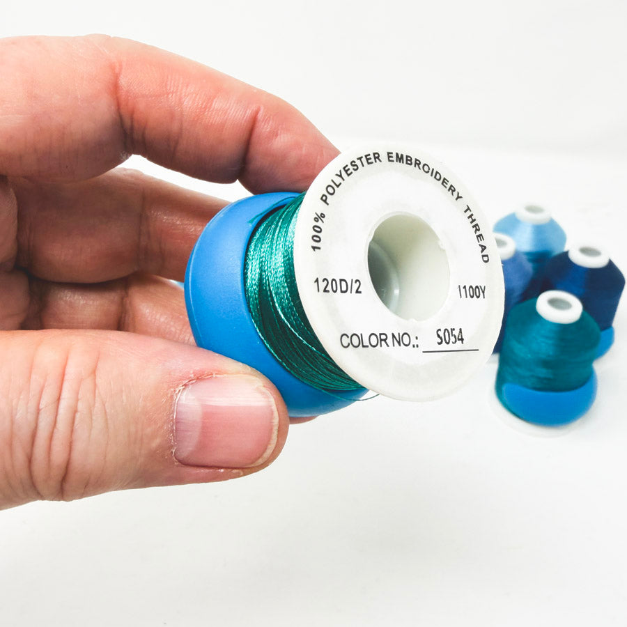 Blue Series – Polyester Embroidery Thread – 1100Y – 120D/2