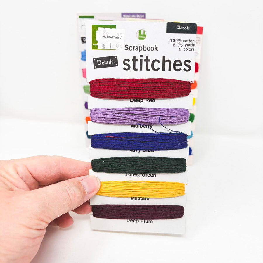 Making Memories Stitches Thread Cards