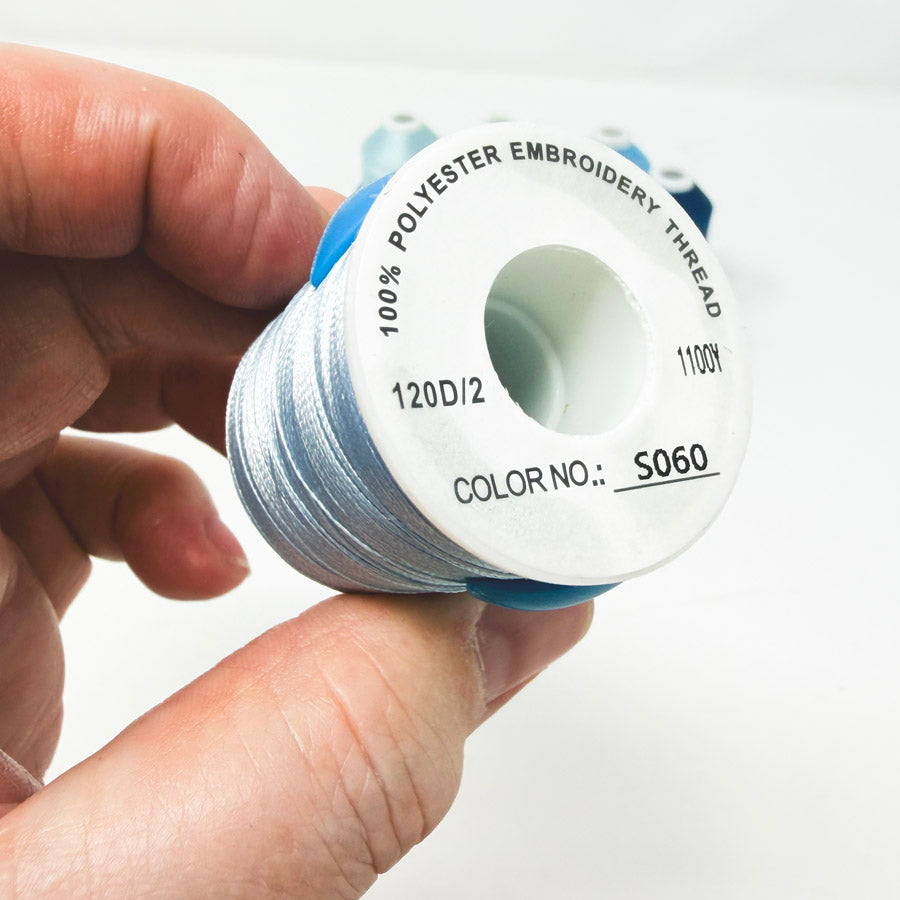 Blue Series – Polyester Embroidery Thread – 1100Y – 120D/2