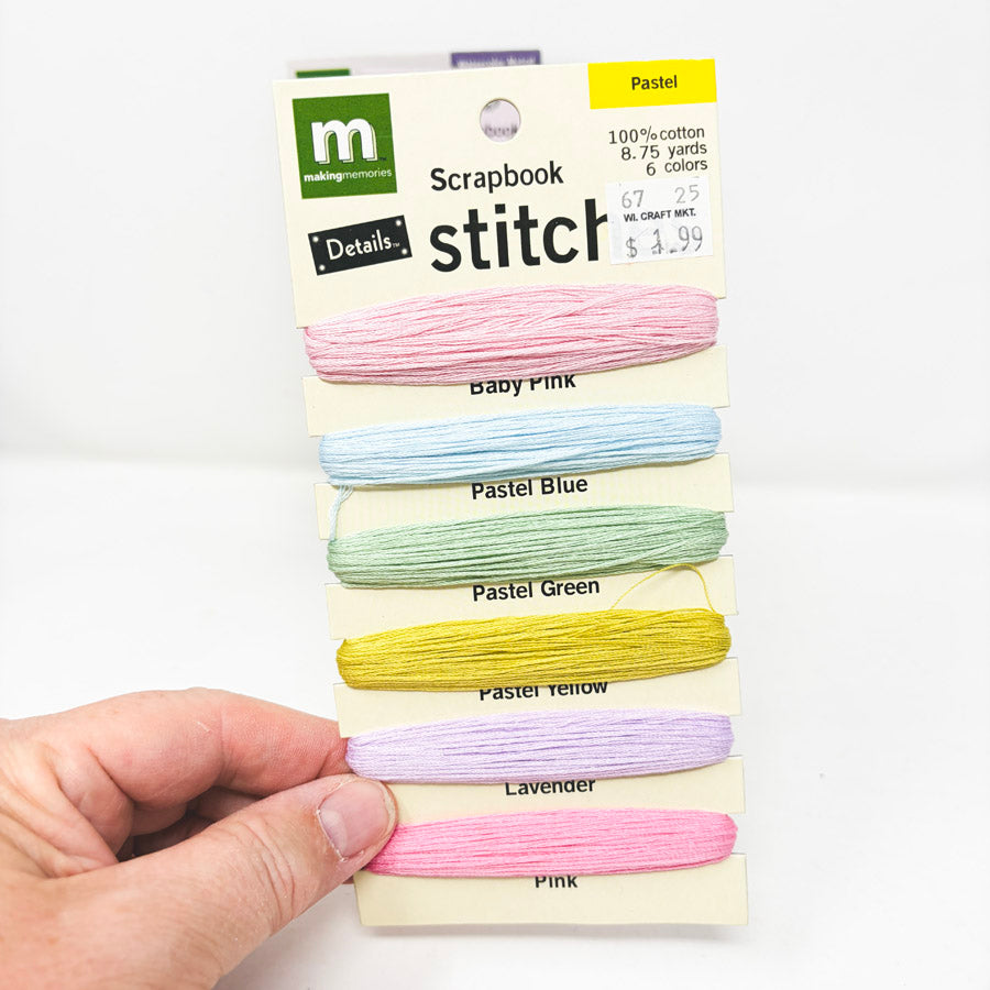 Making Memories Stitches Thread Cards