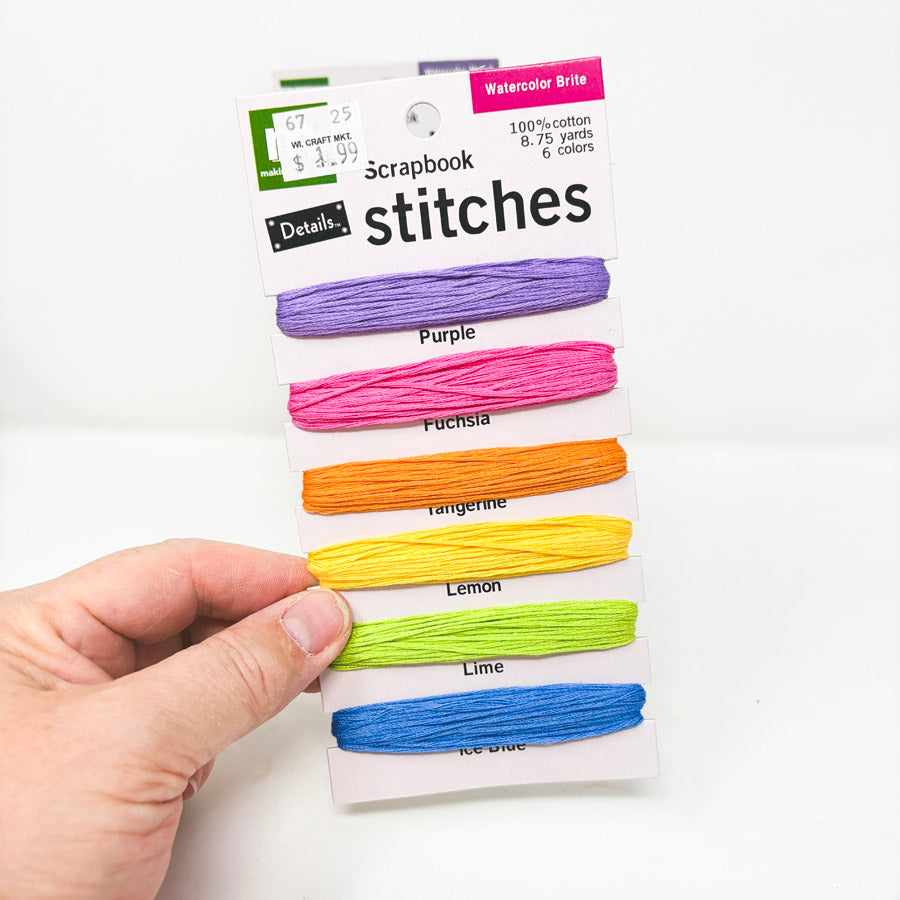 Making Memories Stitches Thread Cards