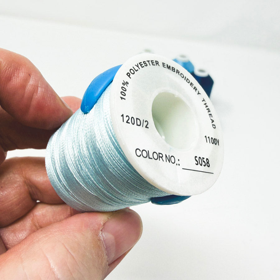 Blue Series – Polyester Embroidery Thread – 1100Y – 120D/2