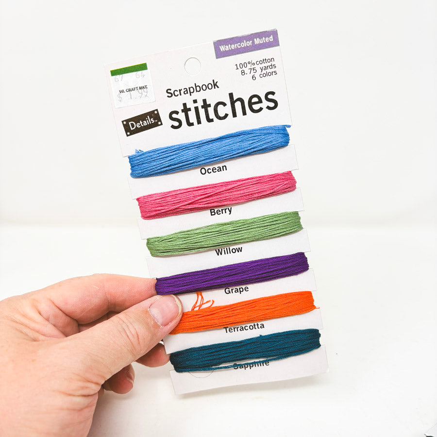 Making Memories Stitches Thread Cards