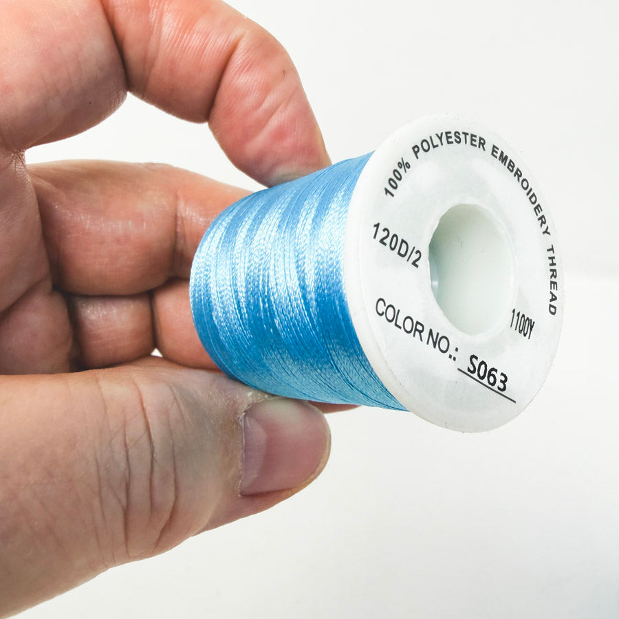 Blue Series – Polyester Embroidery Thread – 1100Y – 120D/2