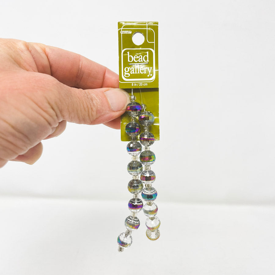 Bead Gallery Glass Crystal Luster 10mm Stringed Beads (1)