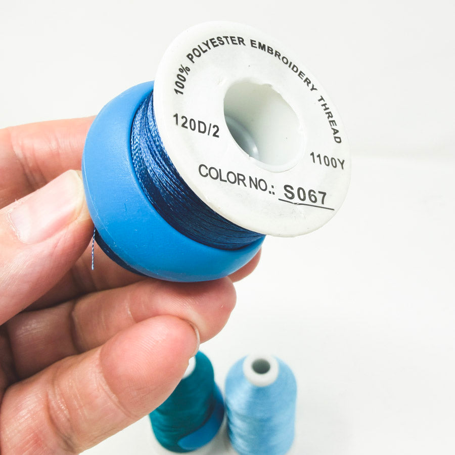 Blue Series – Polyester Embroidery Thread – 1100Y – 120D/2