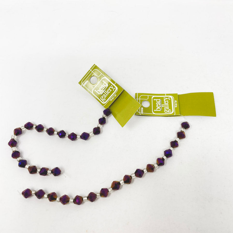 Bead Gallery Glass Bicone 7mm Stringed Beads (1)