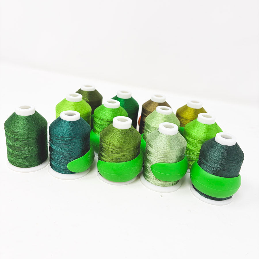 Green Series – Polyester Embroidery Thread – 1100Y – 120D/2