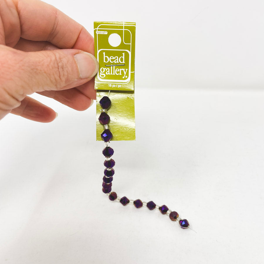 Bead Gallery Glass Bicone 7mm Stringed Beads (1)