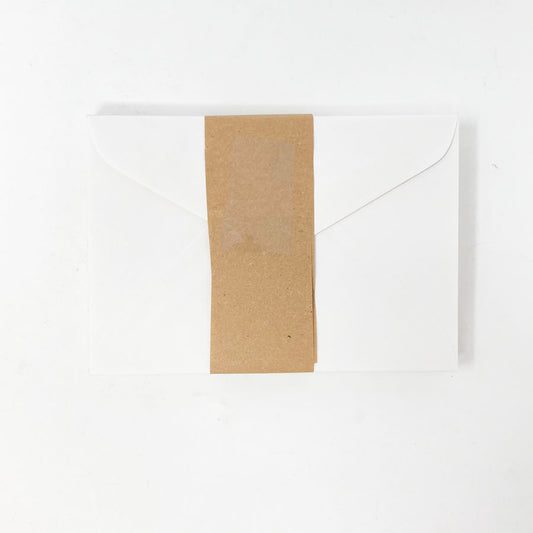 3-5/8"x5-1/4" White Envelopes - Pack of 20