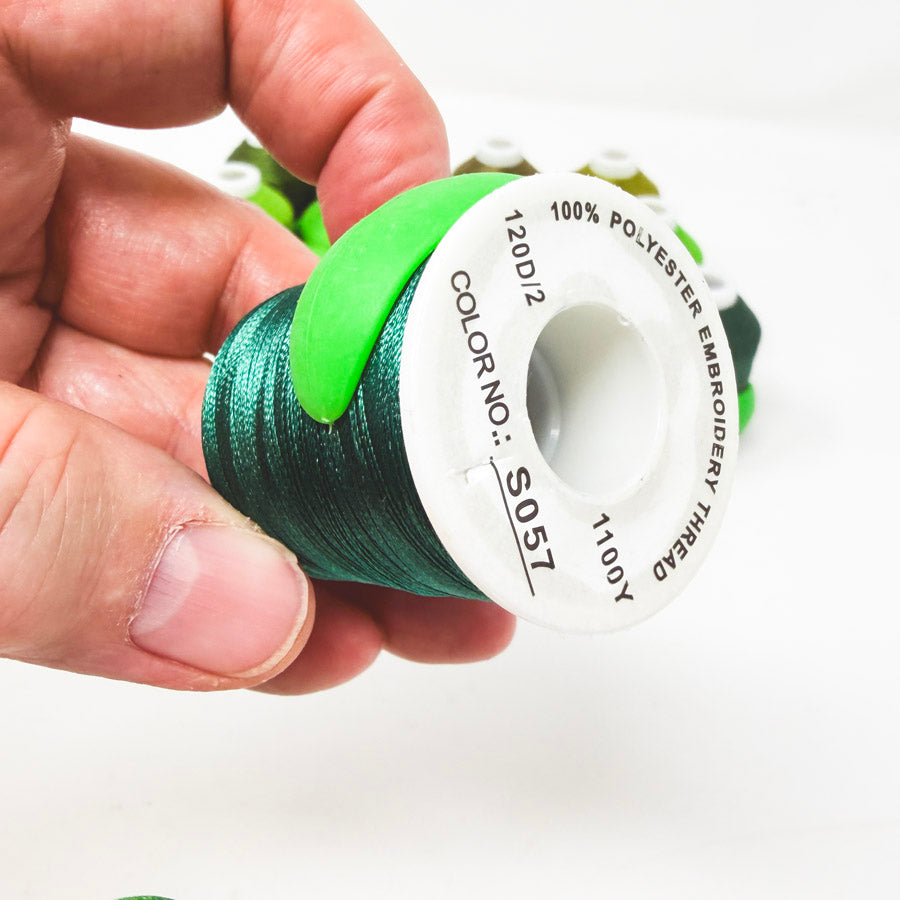 Green Series – Polyester Embroidery Thread – 1100Y – 120D/2
