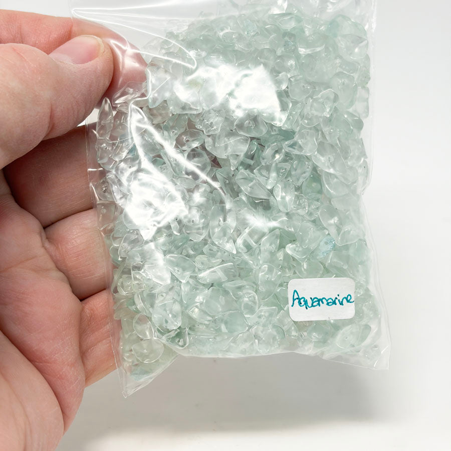 Aquamarine Chip Beads