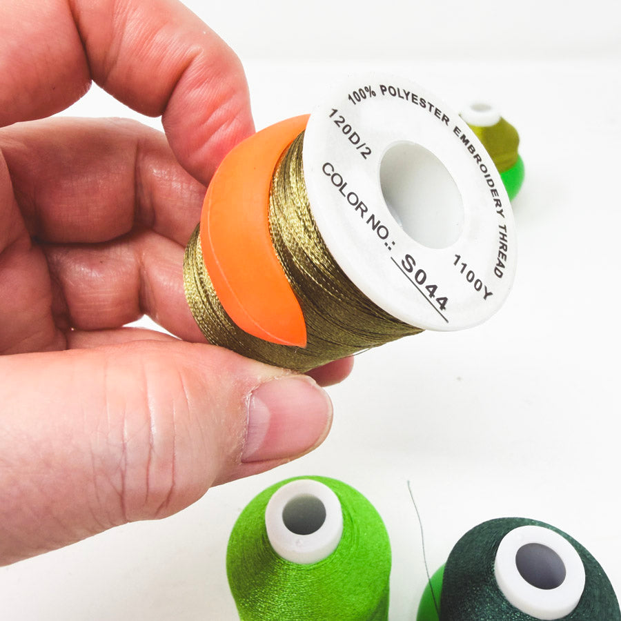 Green Series – Polyester Embroidery Thread – 1100Y – 120D/2