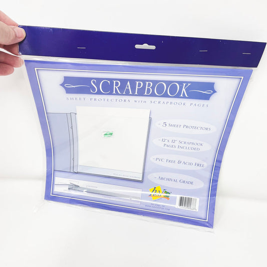 Scrapbook Sheet Protectors and Pages 12x12