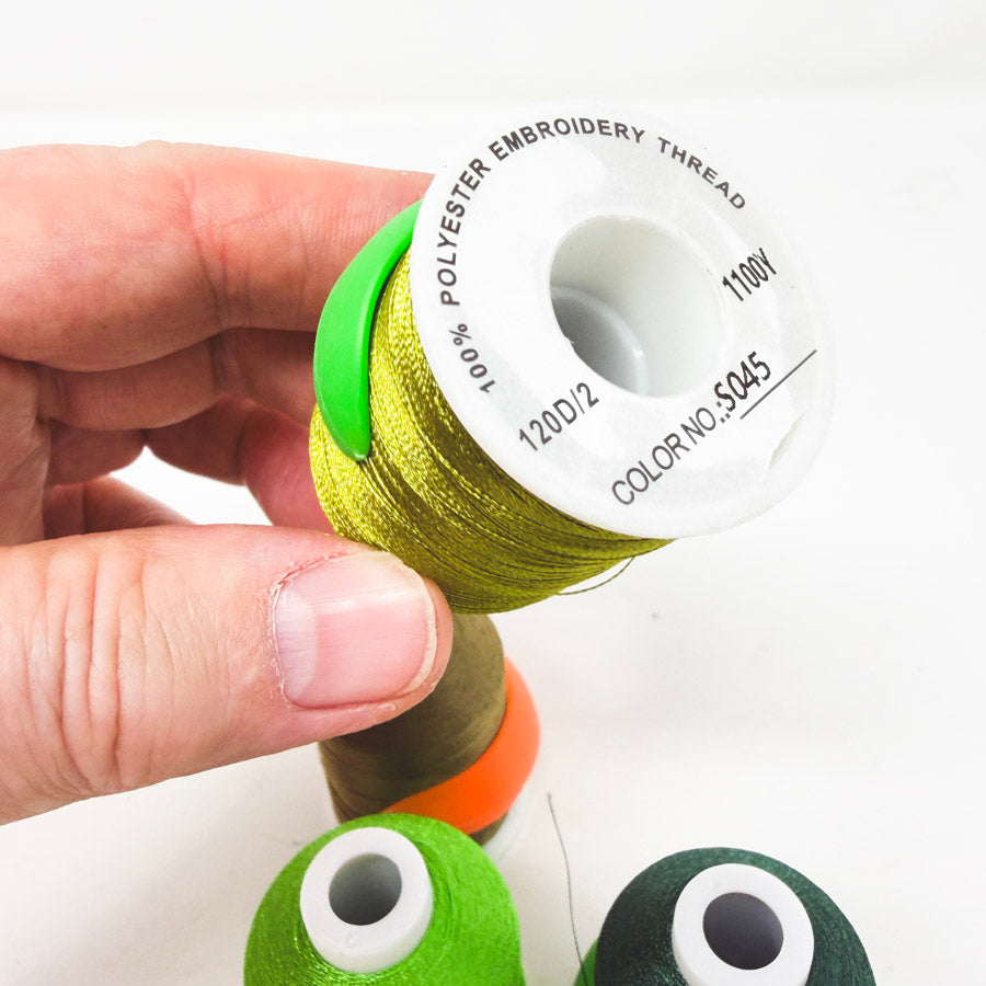 Green Series – Polyester Embroidery Thread – 1100Y – 120D/2