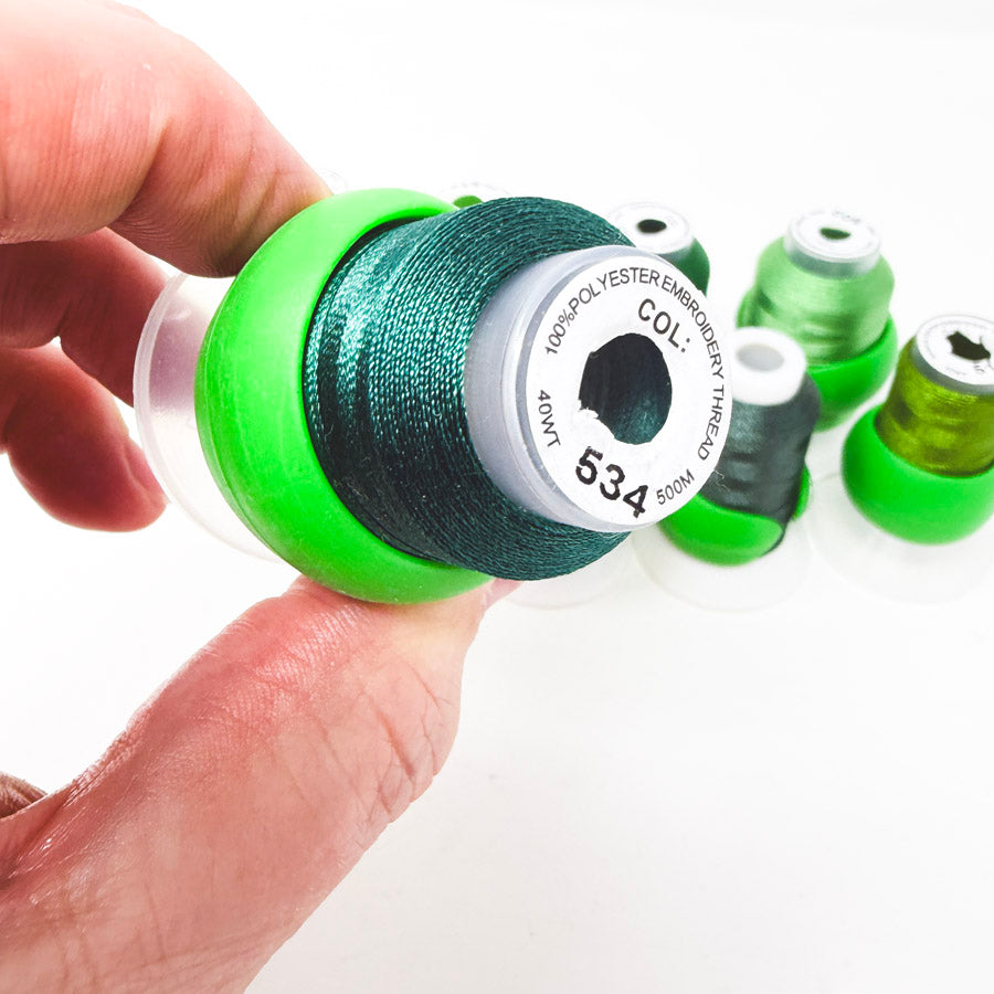 Green Series 40WT – Polyester Embroidery Thread – 500M