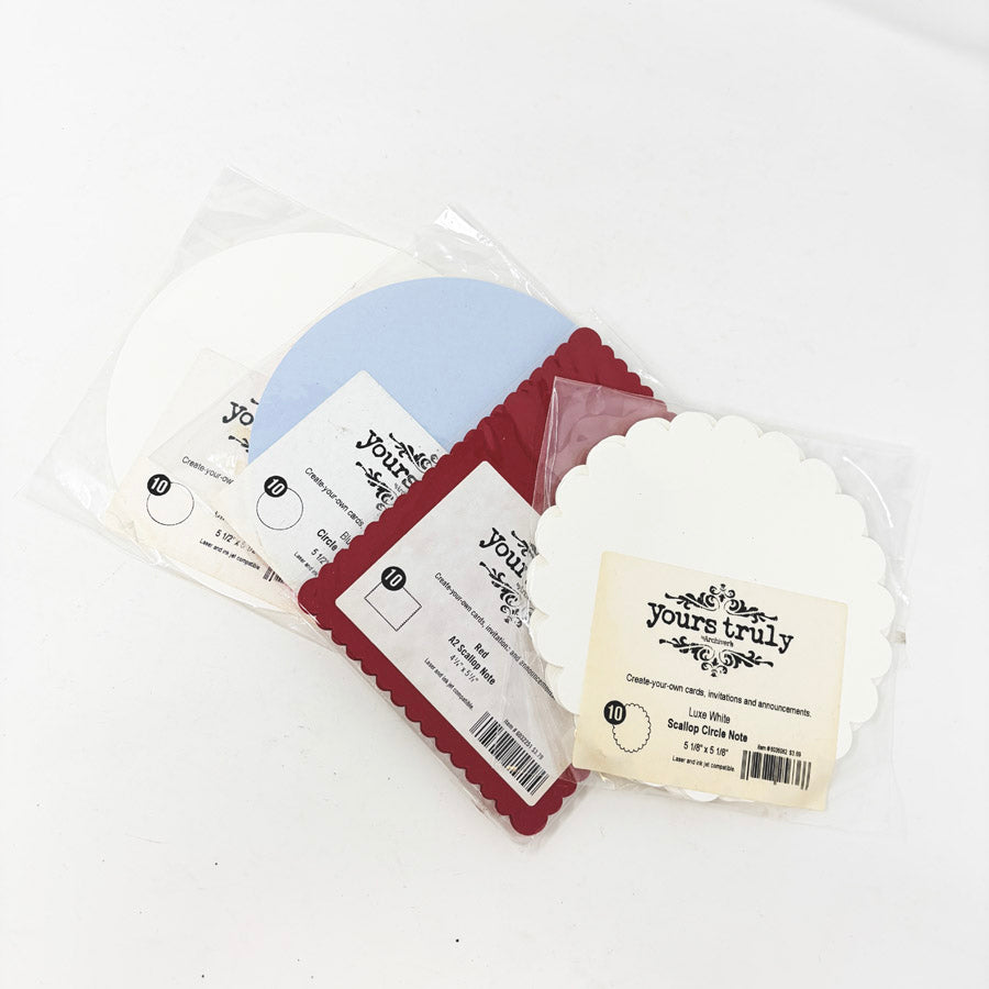 Yours Truly Die Cut Paper Packs
