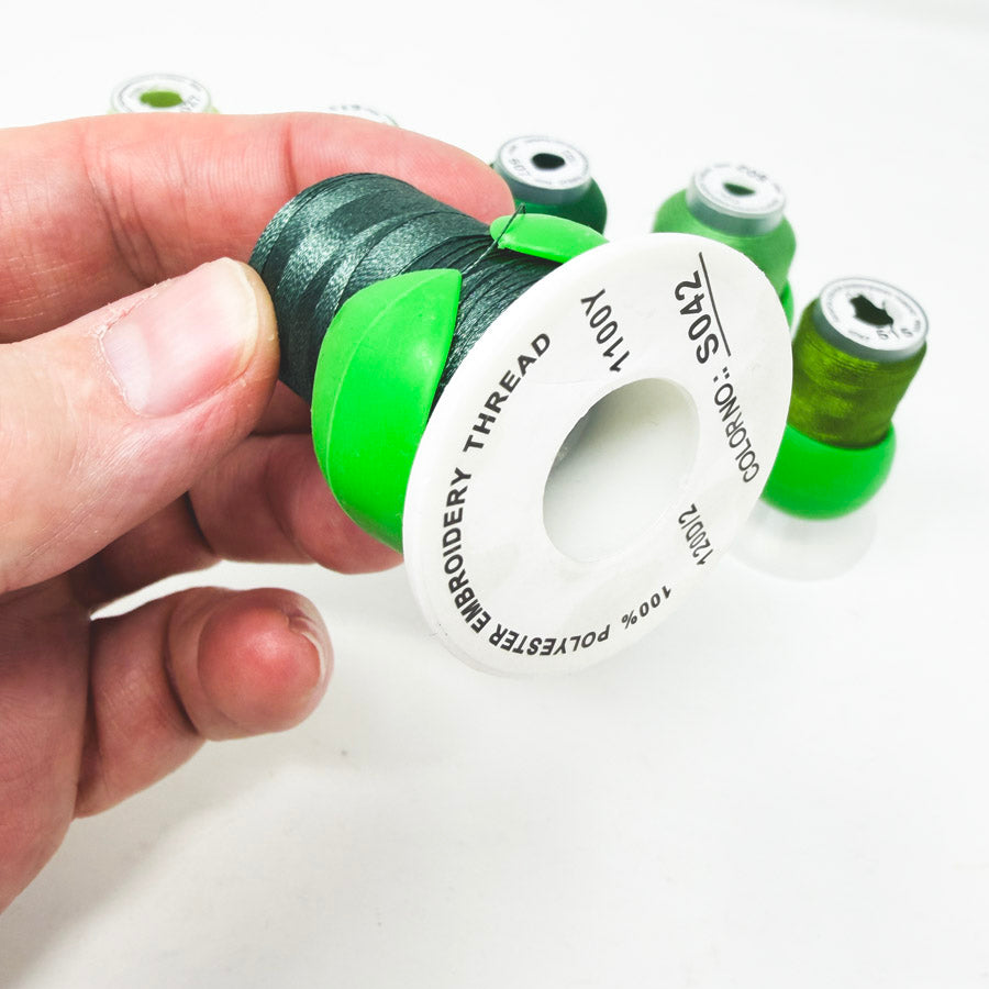 Green Series – Polyester Embroidery Thread – 1100Y – 120D/2
