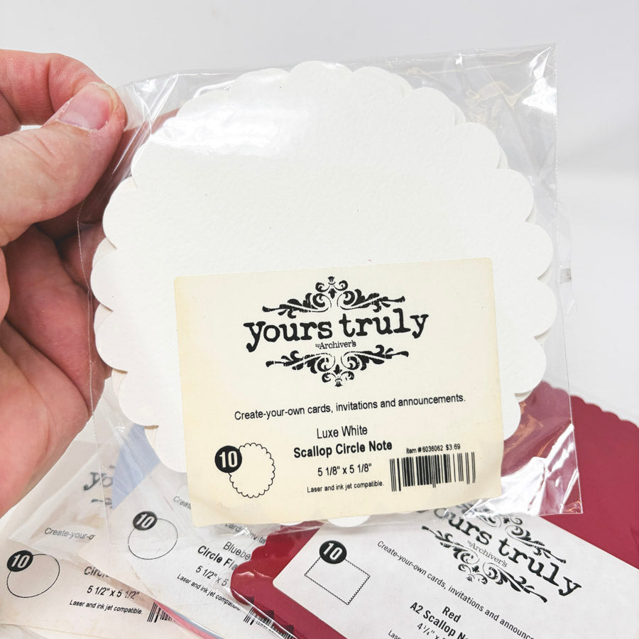Yours Truly Die Cut Paper Packs