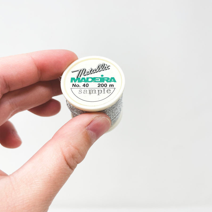Metallic Silver Madeira Thread