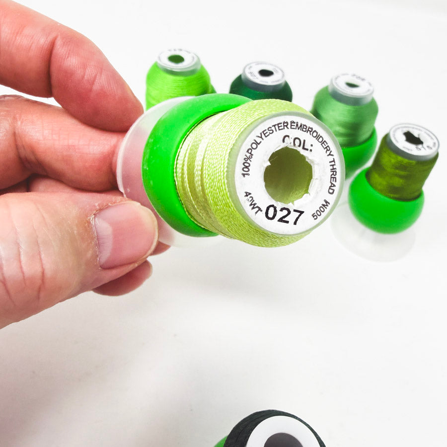Green Series 40WT – Polyester Embroidery Thread – 500M