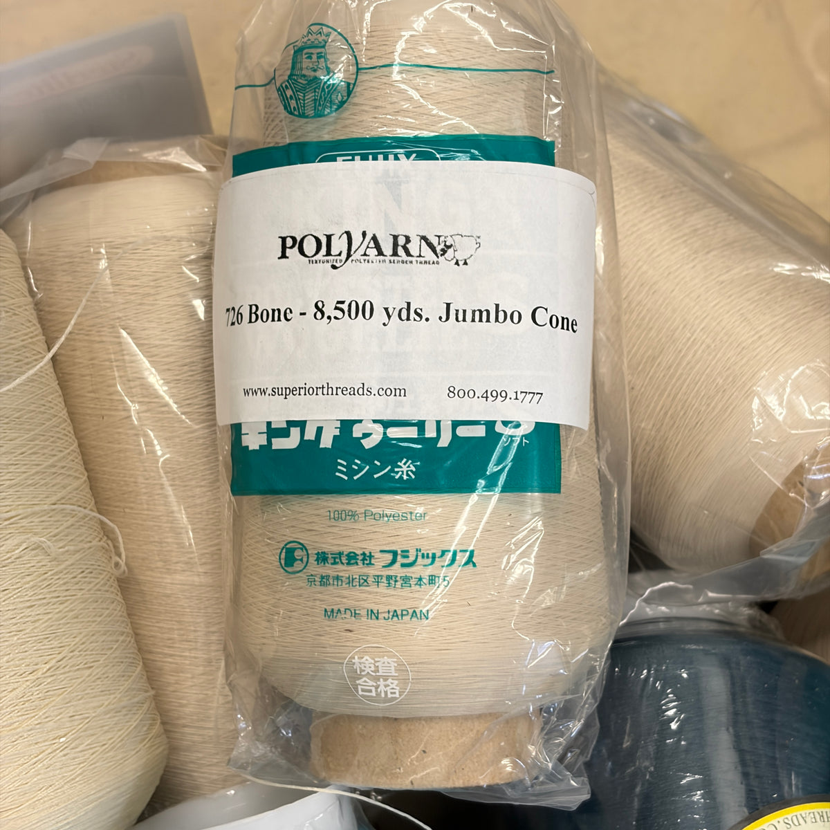 Lot of 43 ProLock & Polyarn Large Thread Spools